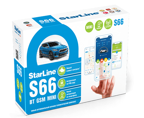 StarLine S66 BT GSM MINI с автозапуском